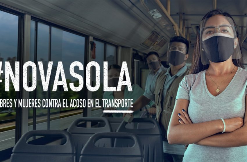  Lanzan campaña contra el acoso sexual en el transporte público “No va Sola”